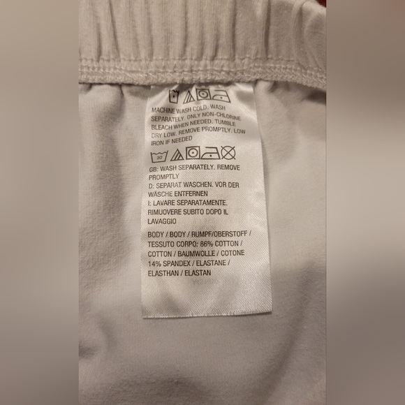 2 Pc Petite Attitudes by Renee High Low Tank W/ Mesh Trim & White Crop Pants- SP - Picture 10 of 10